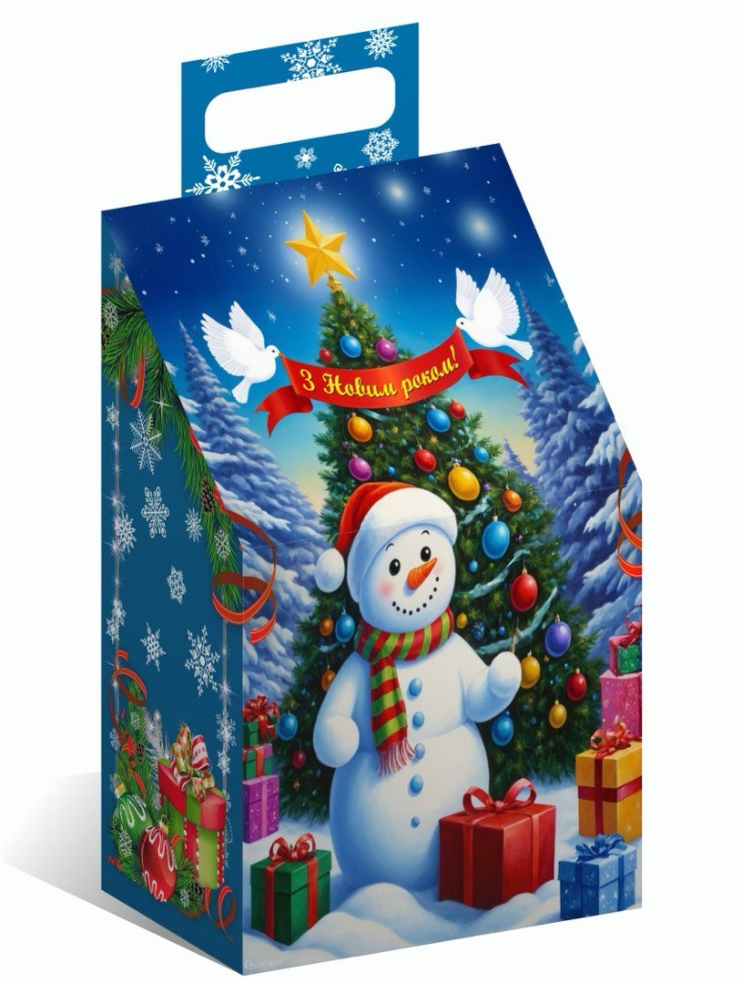 "Сніговичок" - Дитячий новорічний подарунок, SANTA, 501г.